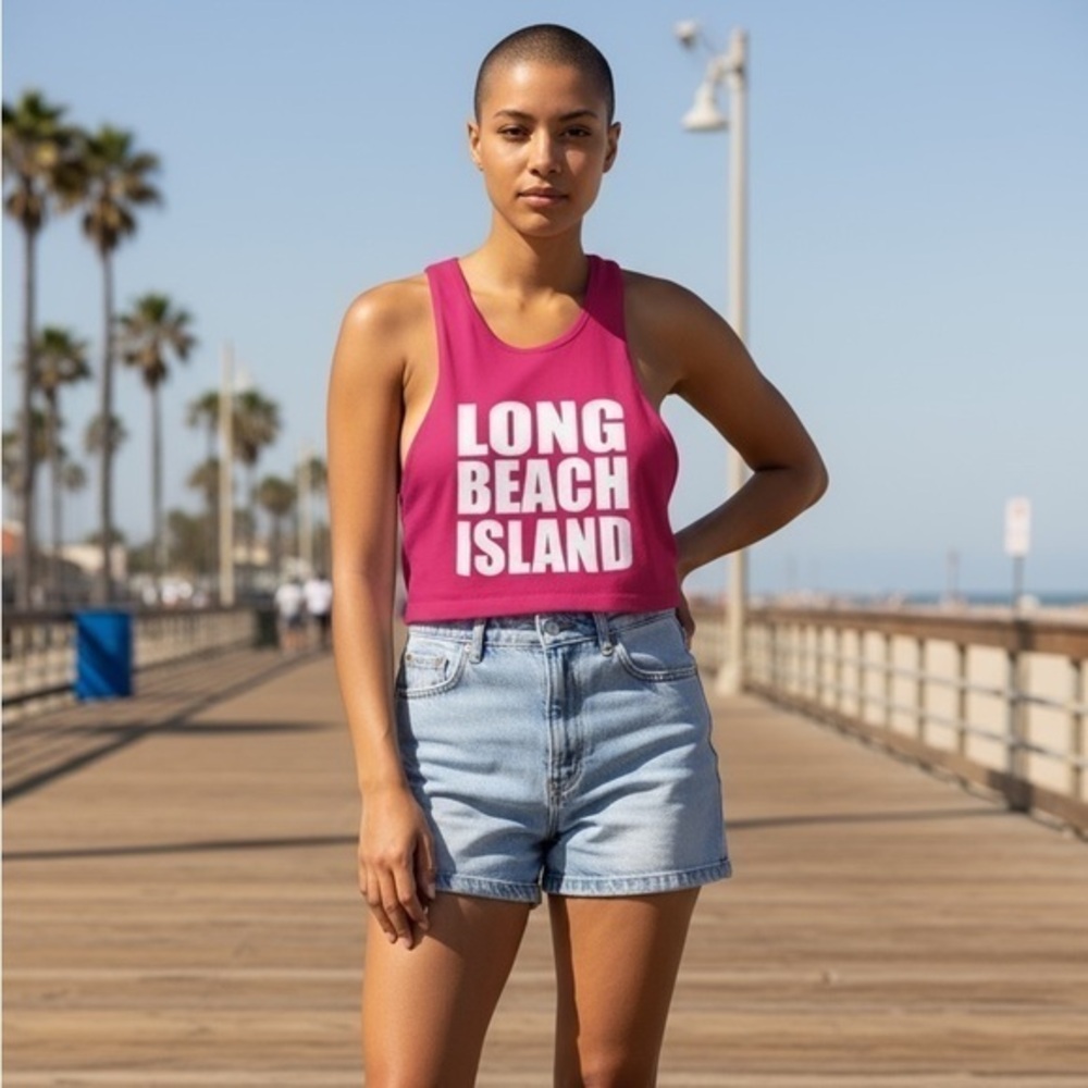 Miami Style Long Beach Island Muscle Tank